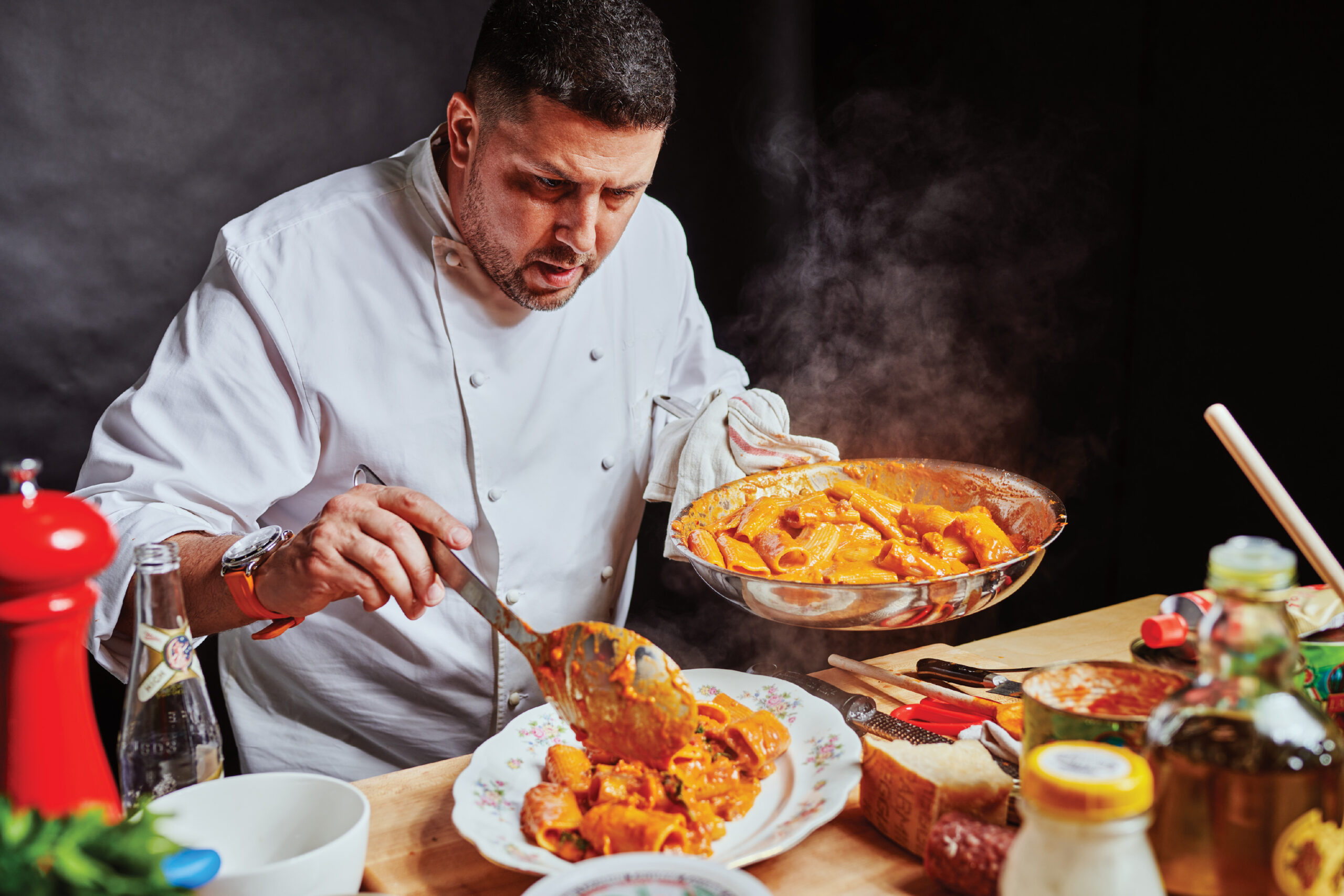 Photo of Chef Joe Isidori for Arthur & Sons by Madonna+Child Creative Studio