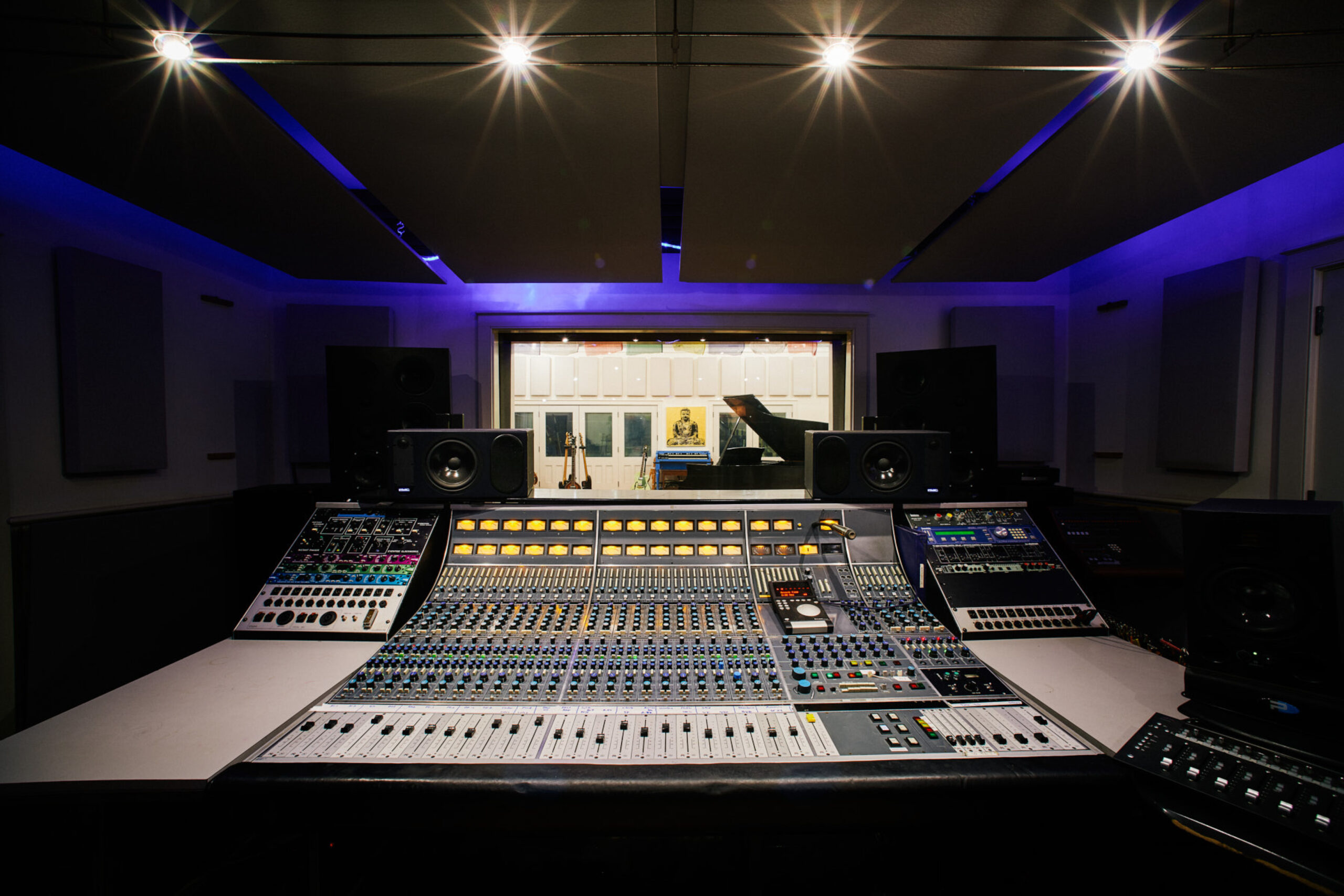 Photo of control room at Clubhouse by Madonna+Child Creative Studio