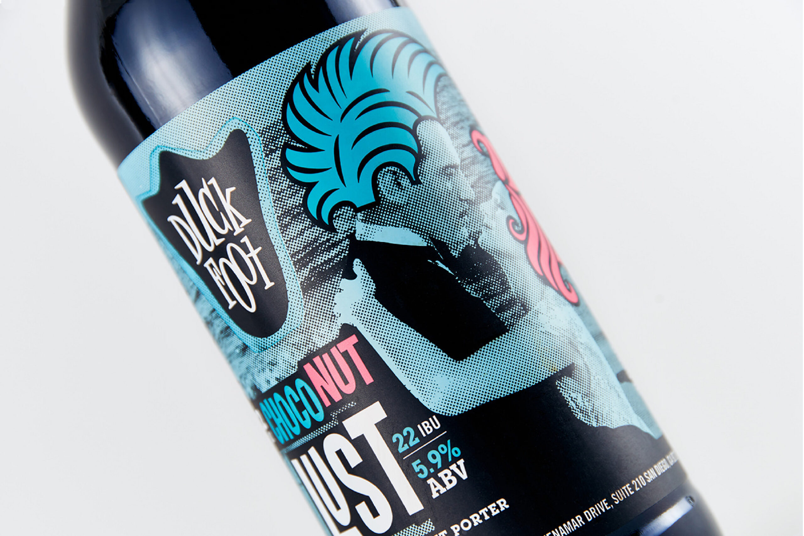 Beer label design for Duck Foot Brewing Co. by Madonna+Child Creative Studio