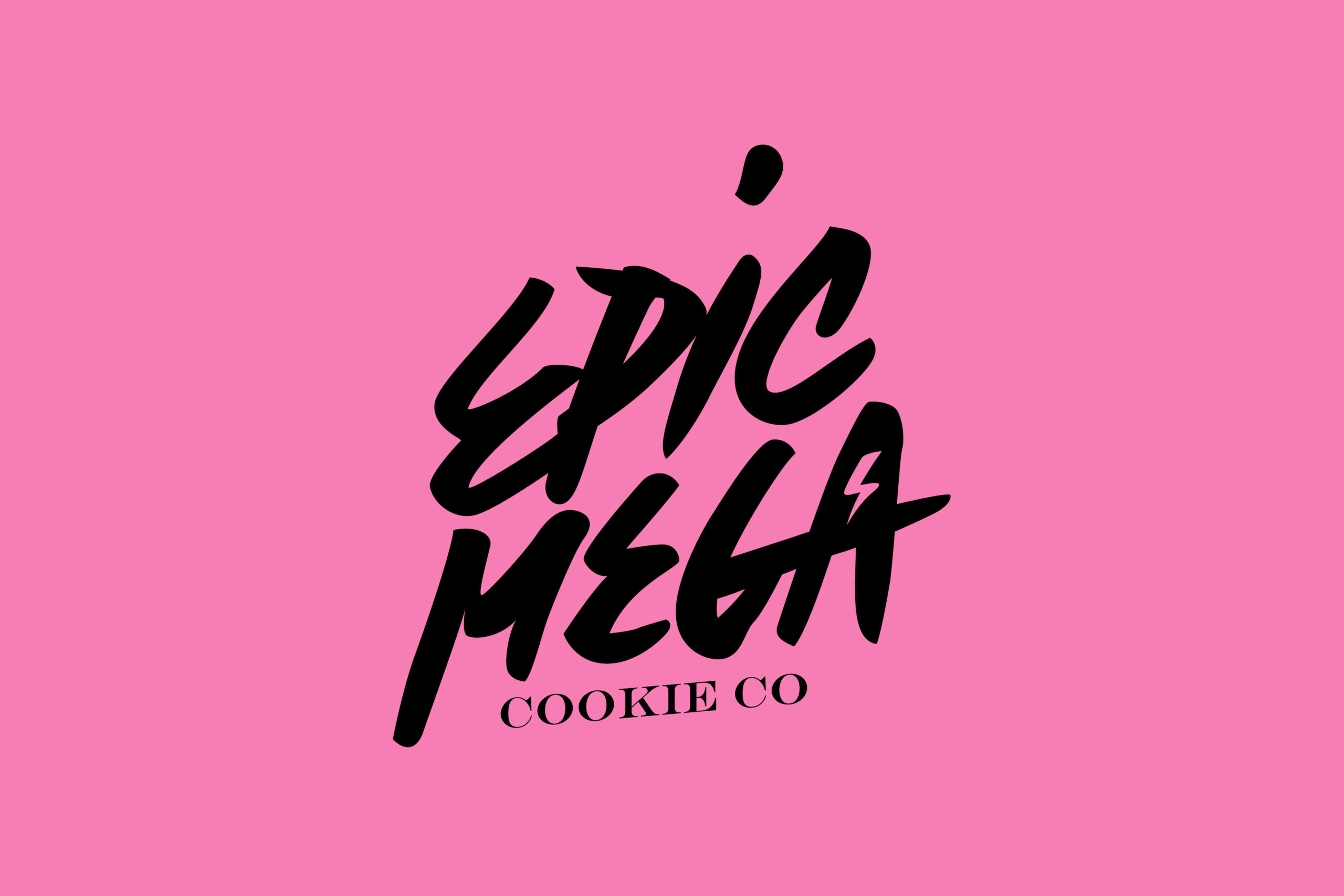 Logo design for Epic Mega Cookie Co. by Madonna+Child Creative Studio