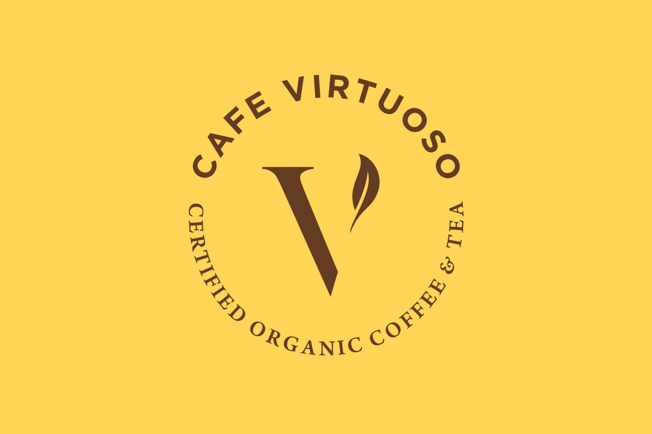 Logo design for Cafe Virtuoso by Madonna+Child Creative Studio