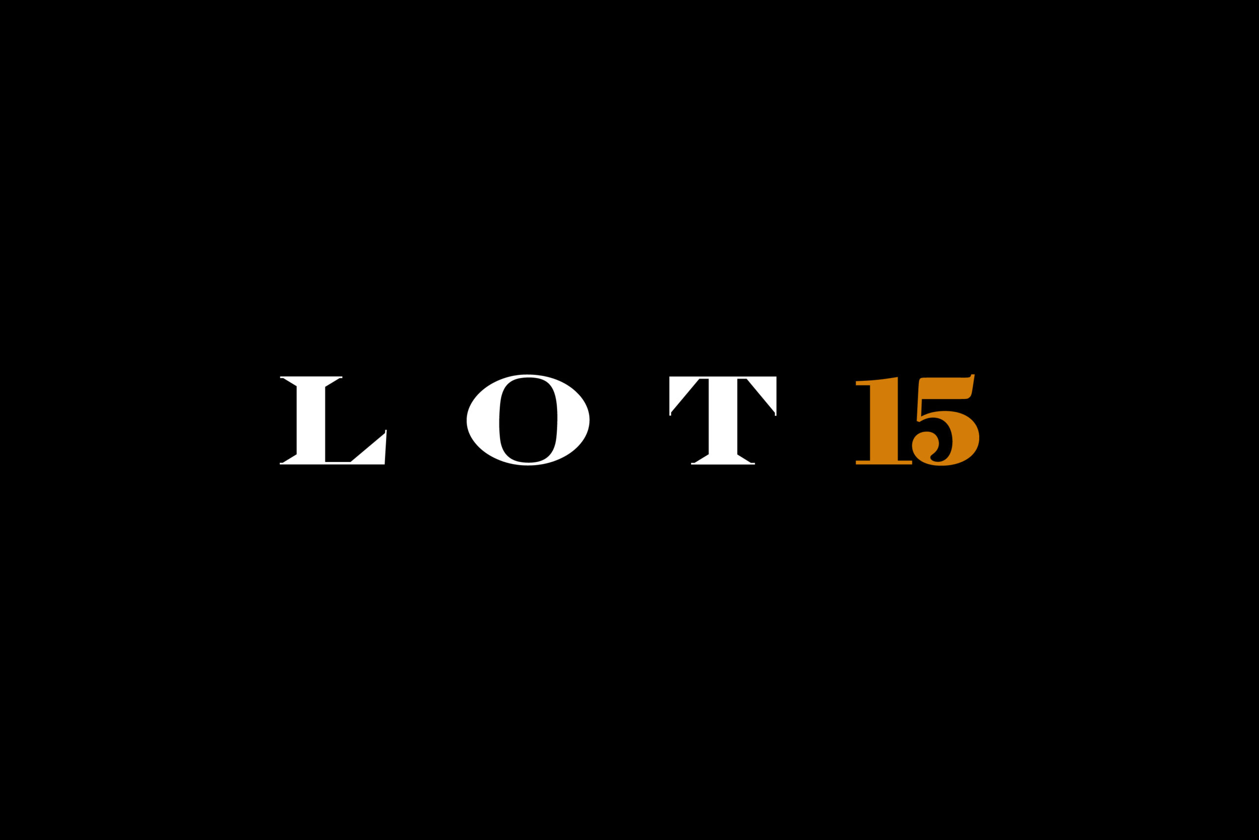 Logo design for Lot15 Cocktail Bar by Madonna+Child Creative Studio