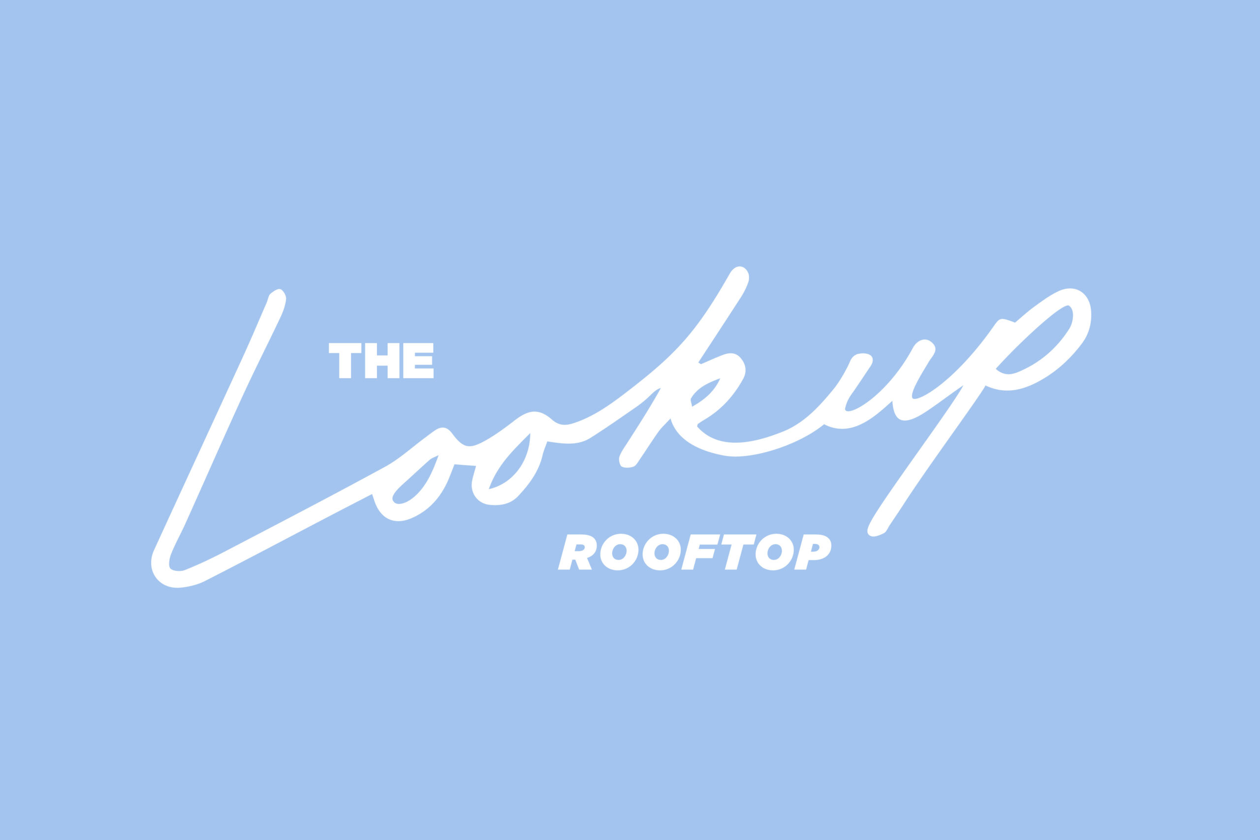 Logo design for The Lookup Rooftop by Madonna+Child Creative Studio