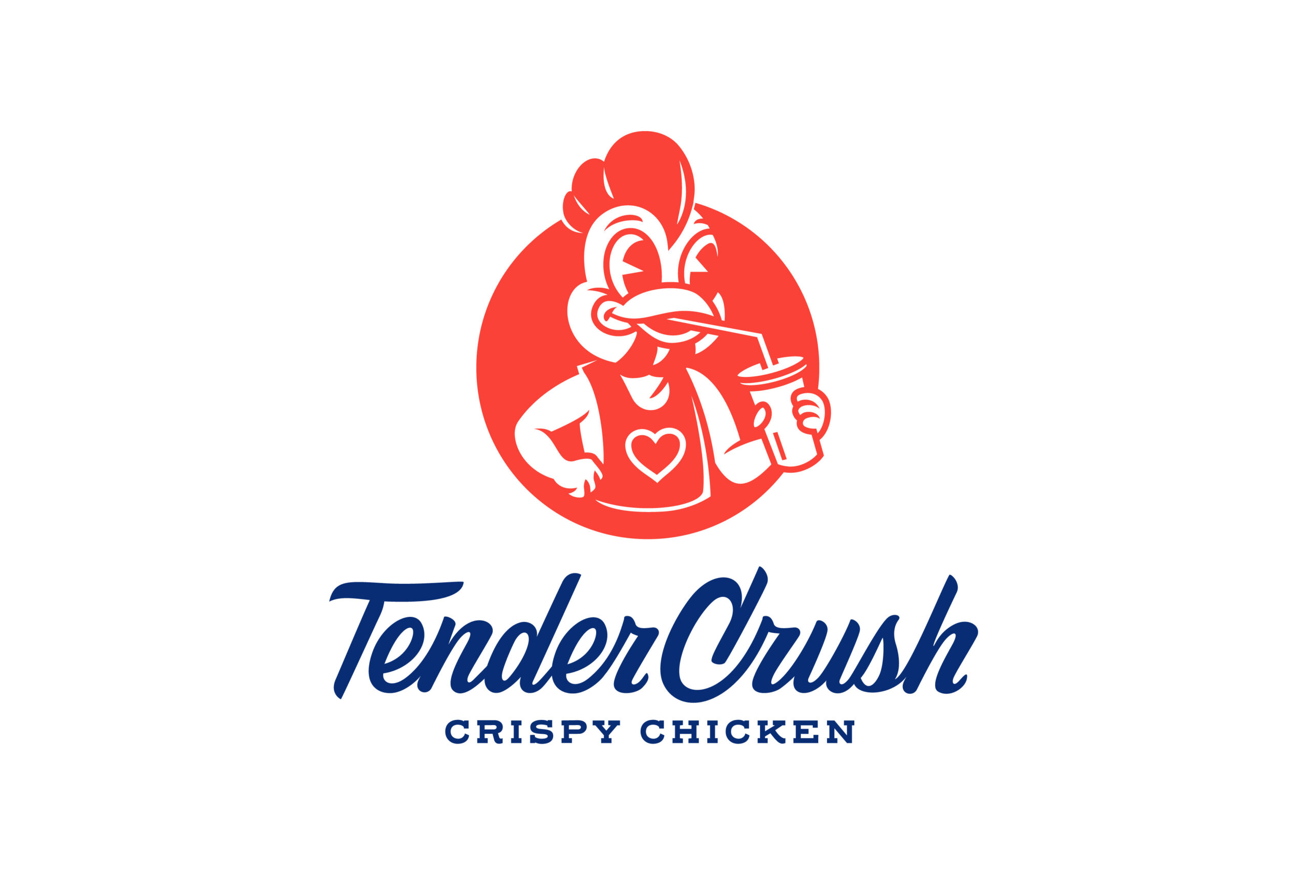 Logo design for Tender Crush Crispy Chicken by Madonna+Child Creative Studio