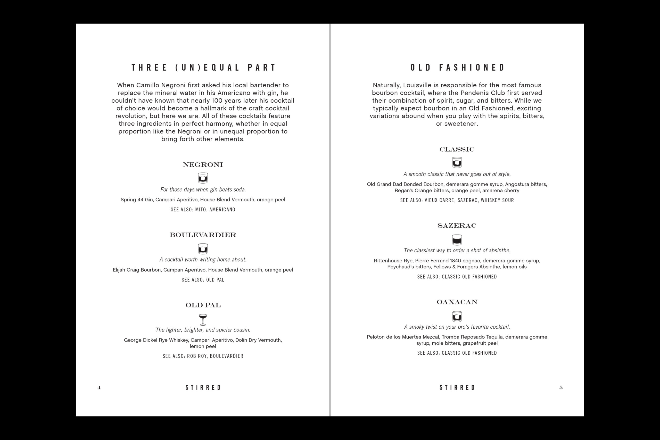 Menu design for Lot15 by Madonna+Child Creative Studio