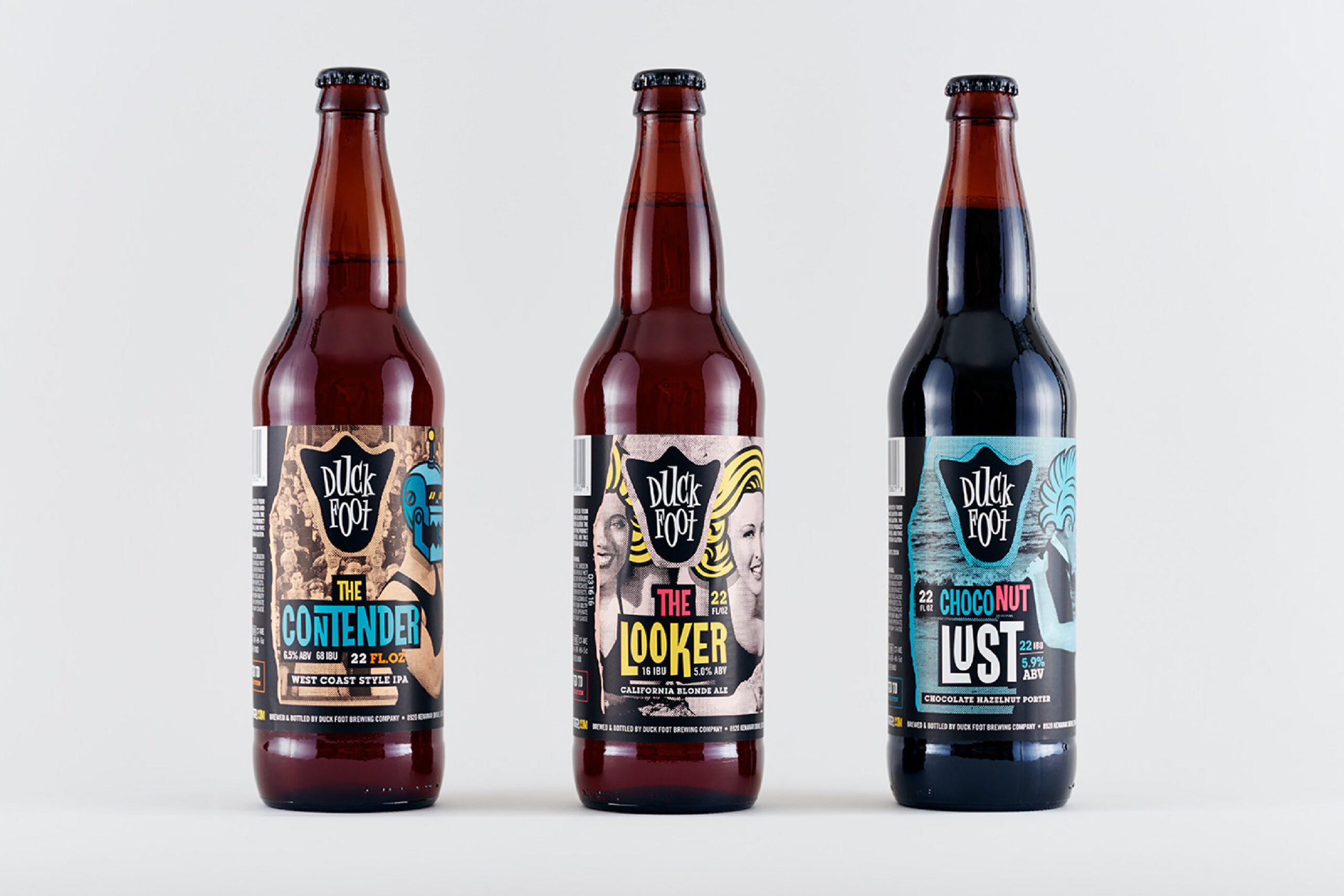 Packaging for Duck Foot Brewing Co. by Madonna+Child Creative Studio