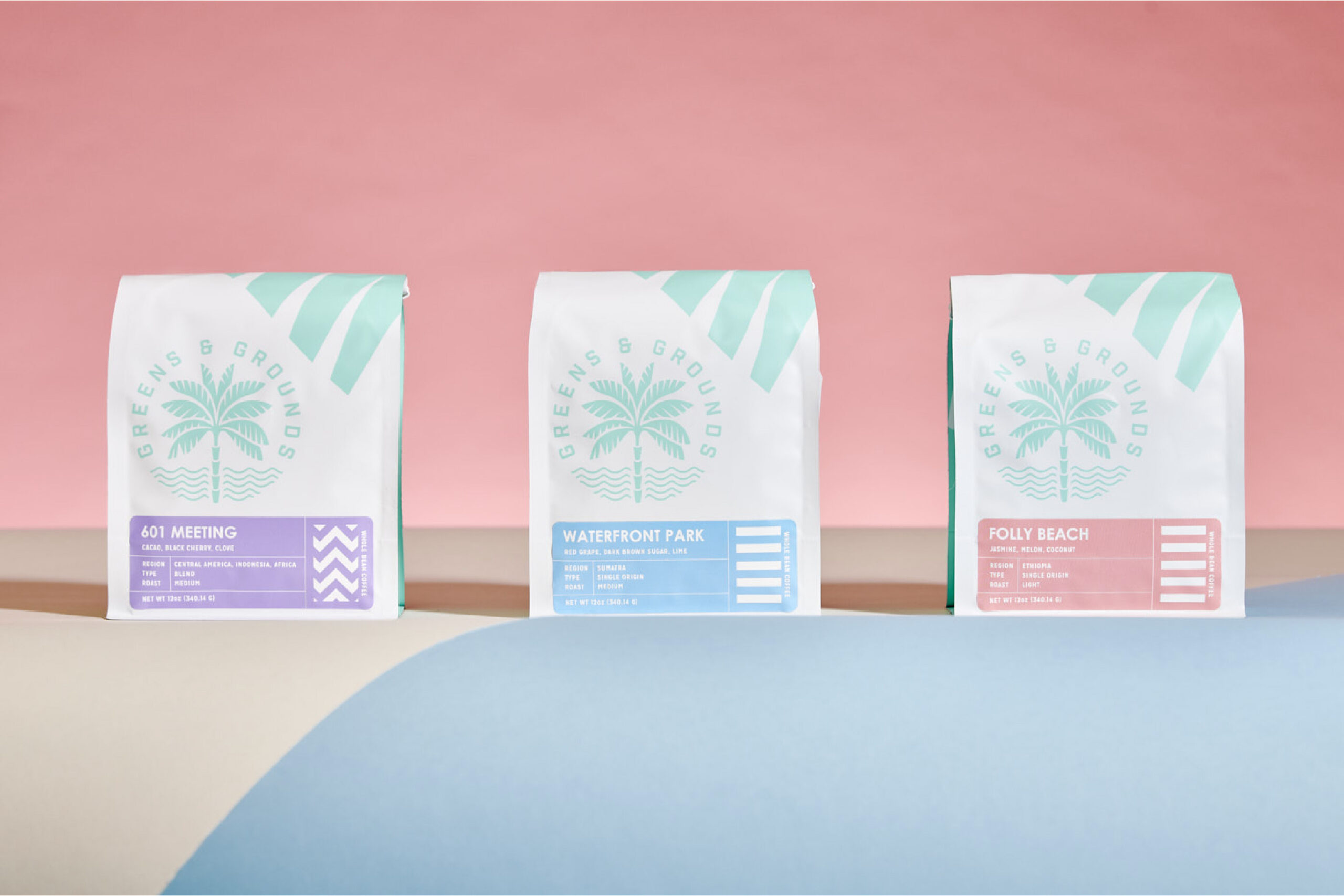 Packaging for Greens & Grounds by Madonna+Child Creative Studio