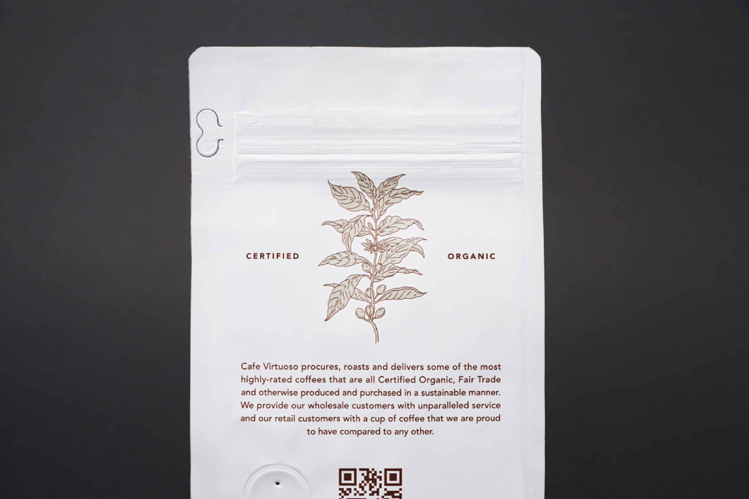 Packaging for Cafe Virtuoso by Madonna+Child Creative Studio